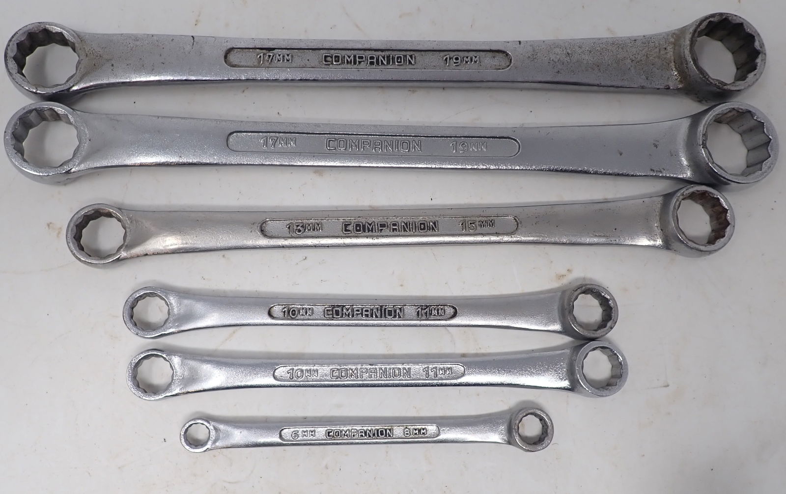 Companion Metric Wrenches: 6mm-19mm. Shipping available