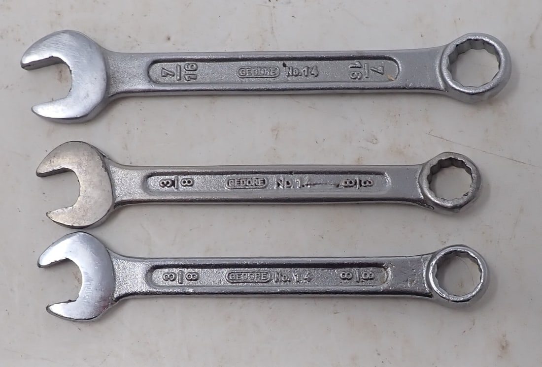 Gedore 3/8" & 7/16" Combination Wrenches: Shipping available