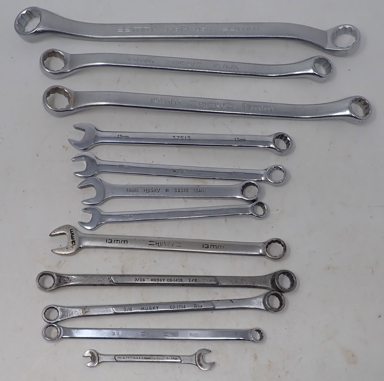 Mixed Lot of Husky SAE & Metric Wrenches (1 of 3)