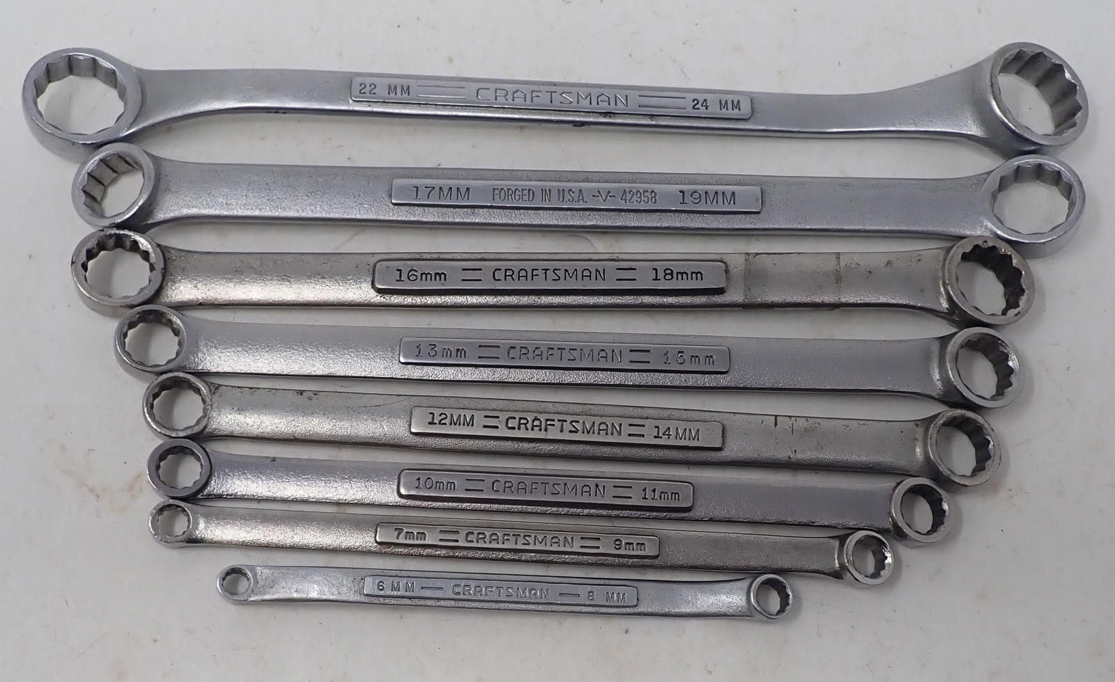 Craftsman Metric Box Wrenches: 6mm-24mm. Shipping available
