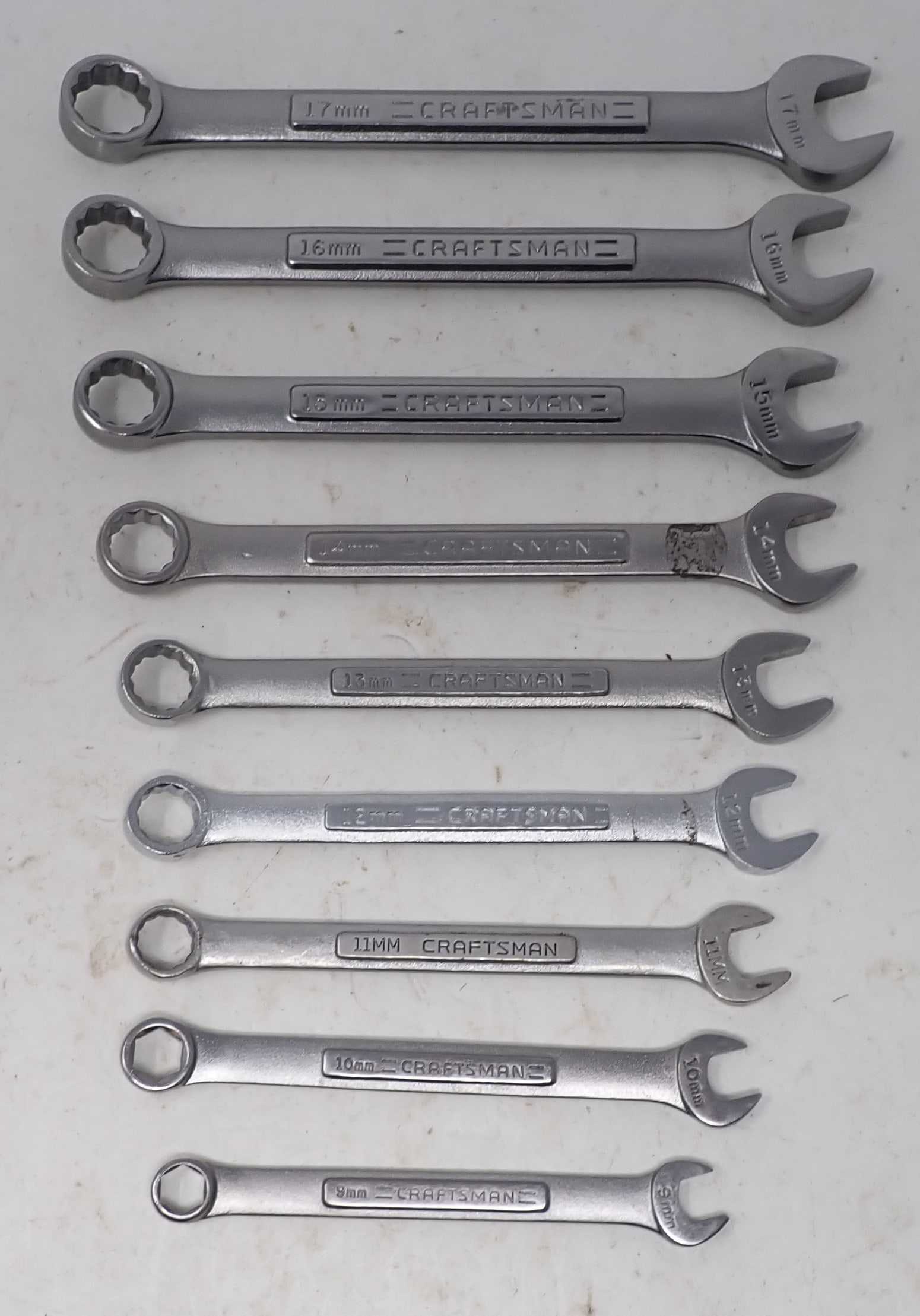 Craftsman Combination Metric Wrenches 9mm-17mm (1 of 3)