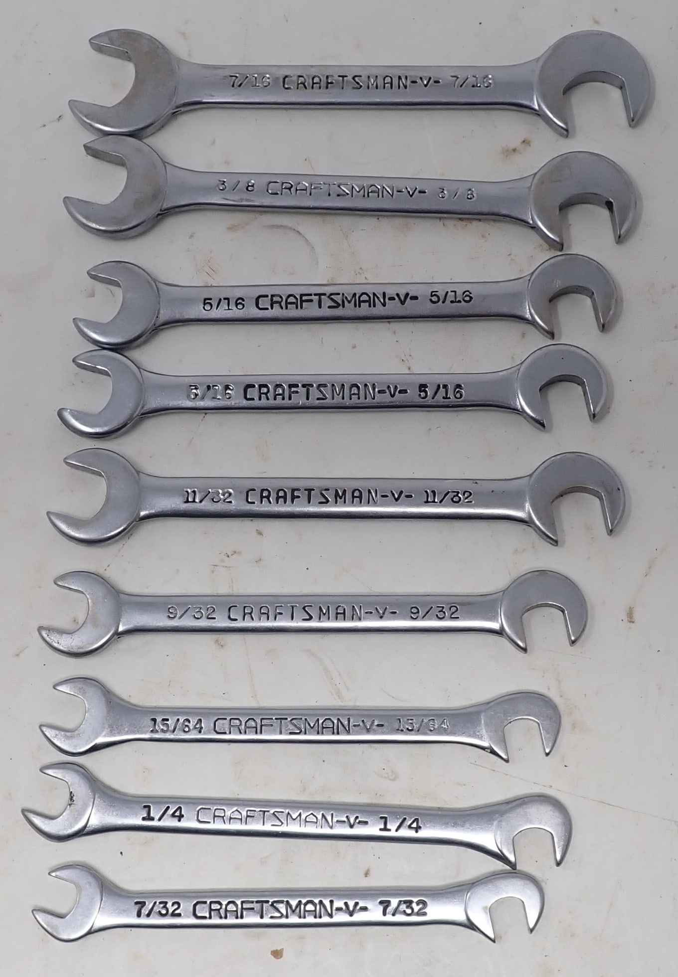 Craftsman Open End Wrenches 7/32 - 7/16": Shipping available