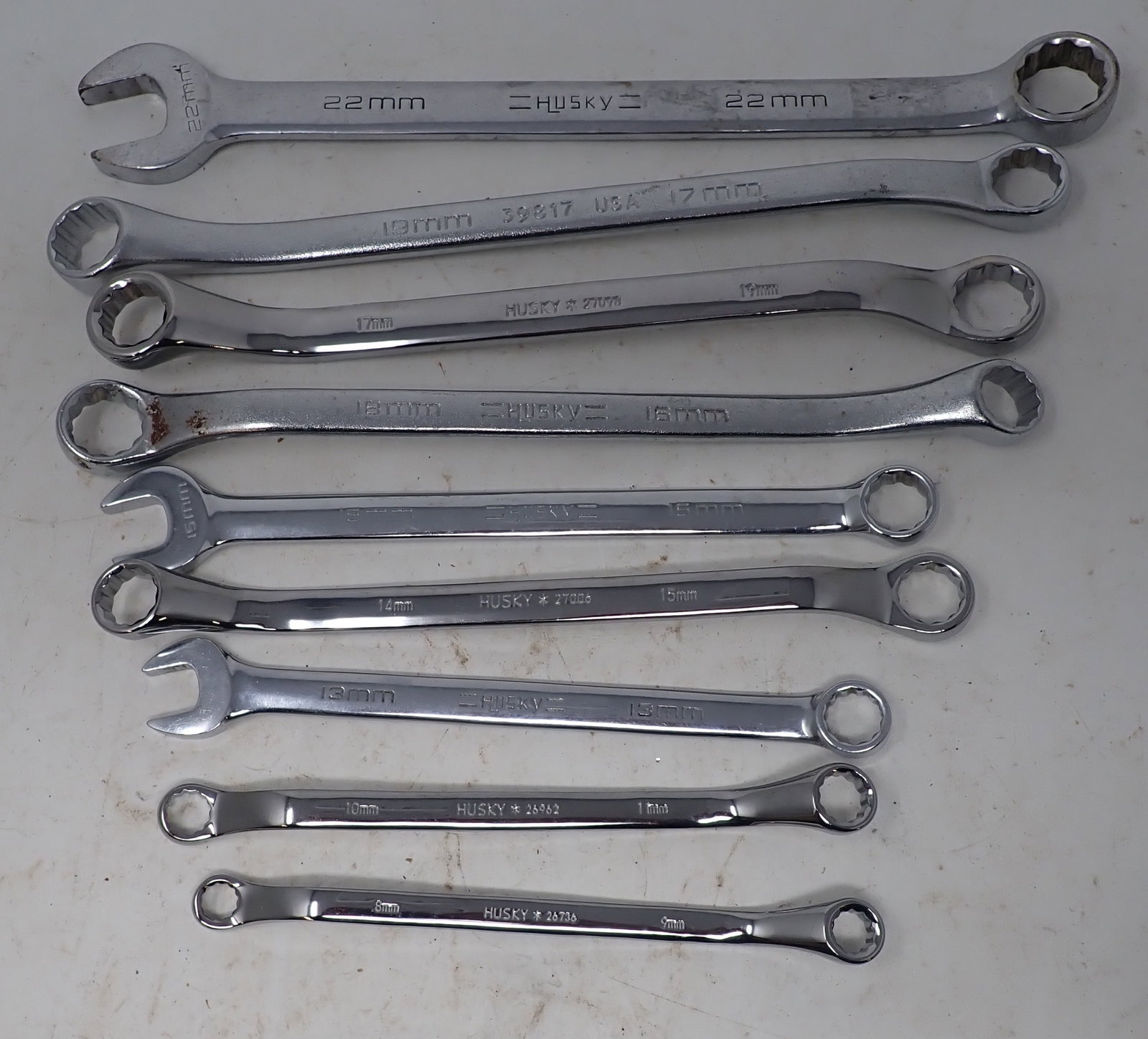 Husky Metric Wrenches: 8mm-22mm. Shipping available