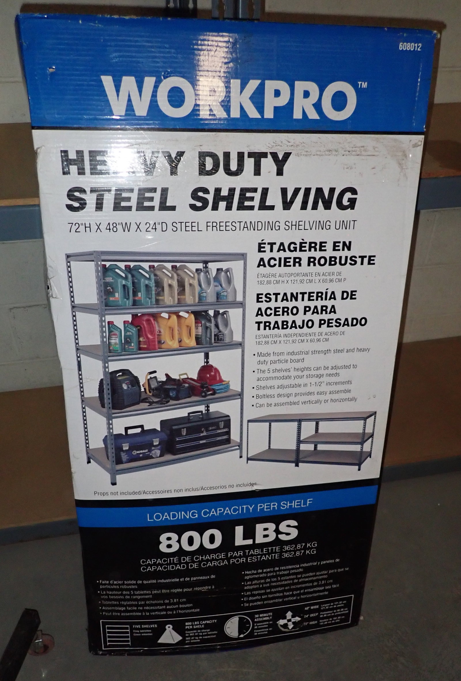Workpro Heavy Duty Steel Shelving (1 of 2)
