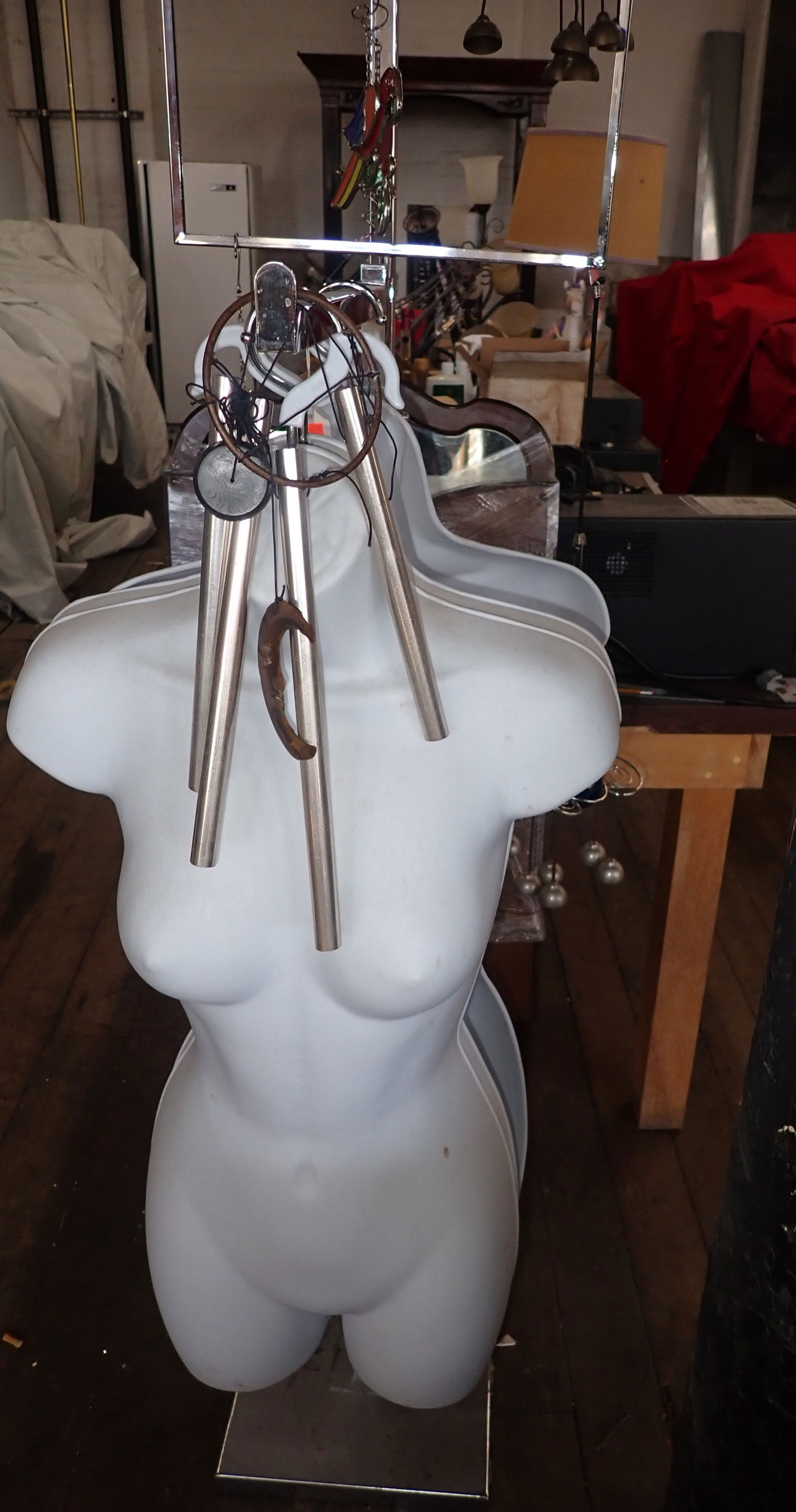 Electronics , Paper Cutter, Clothing Rack , & Misc: Items are located on the second floor. These are not located in the section of the building we normally have sales. There is a loading dock you can back into and walk down approx 6 steps. It is a