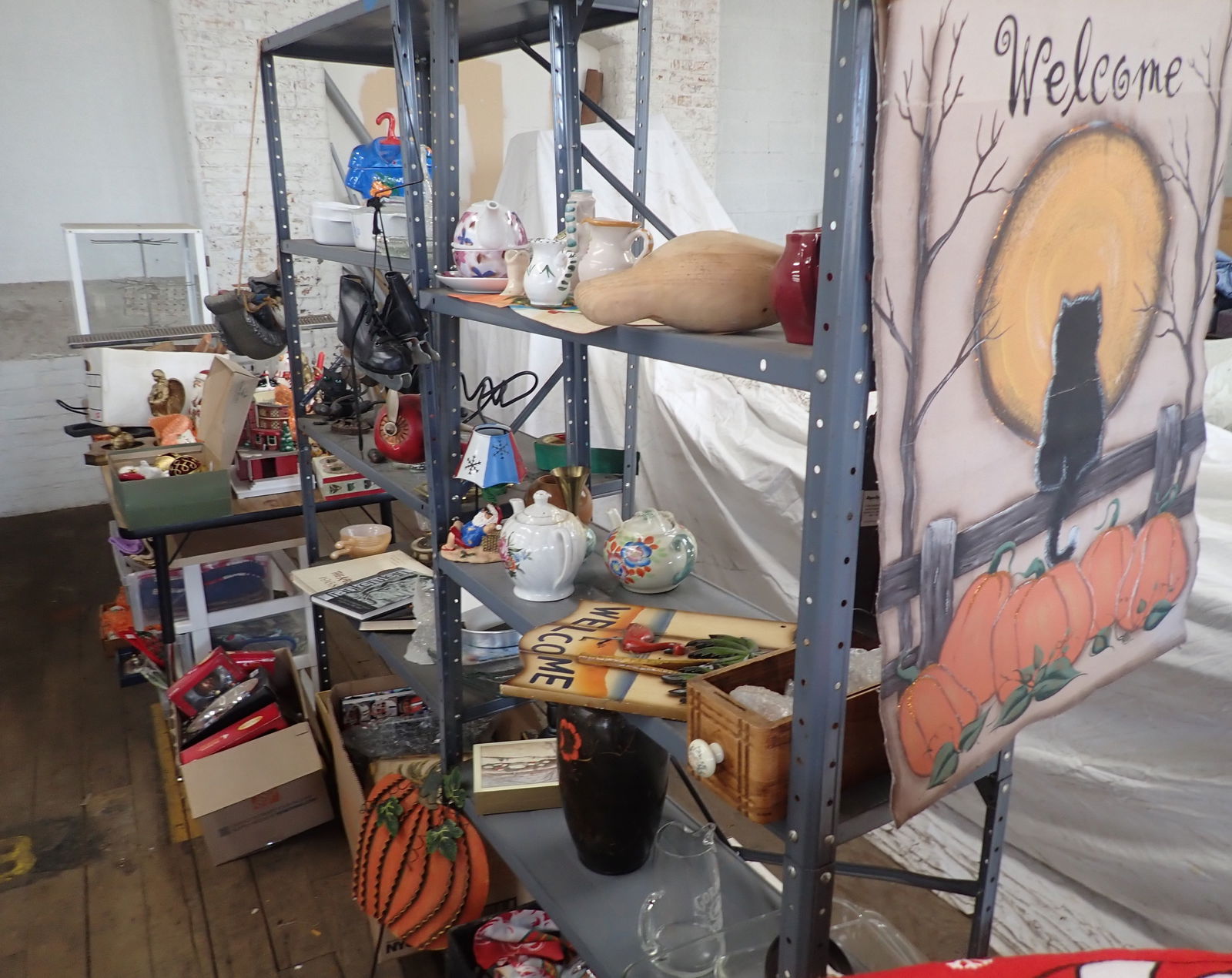 Pretzel Warmer, Christmas Items, & Misc: Frankenstein book is NOT included. Items are located on the second floor. These are not located in the section of the building we normally have sales. There is a loading dock you can back into and