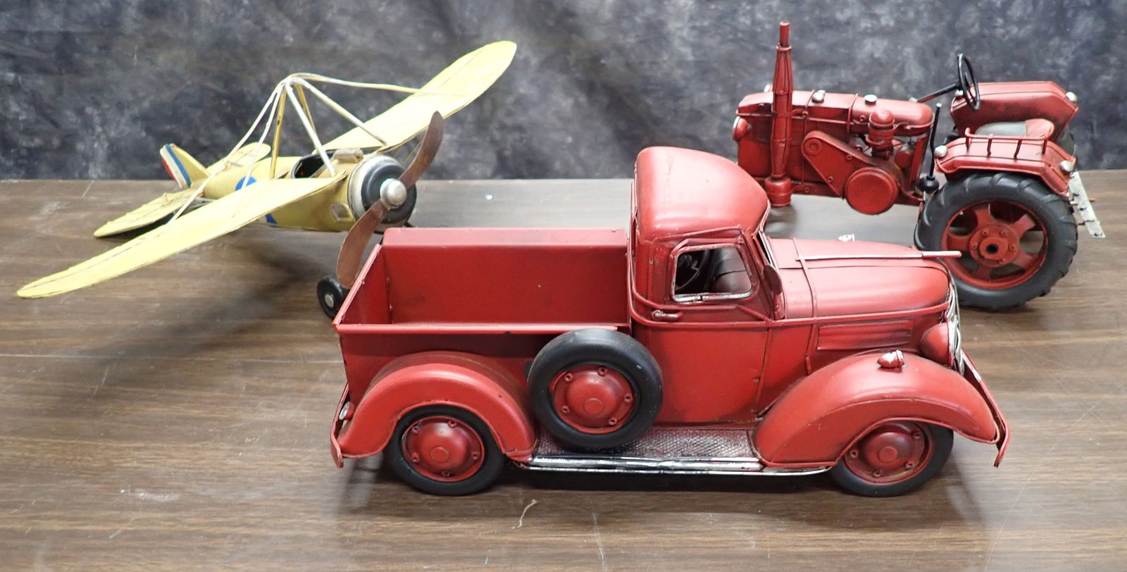 Tin Tractor , Airplane , & Truck (1 of 3)