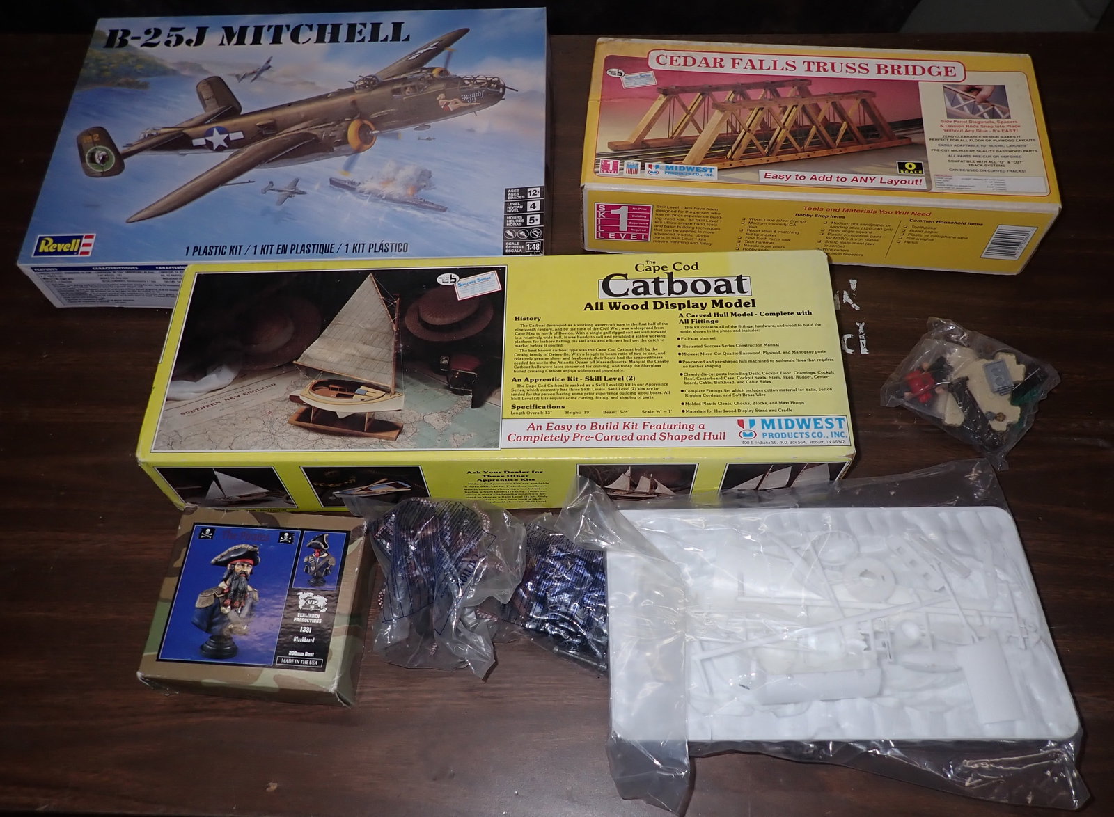 Midwest , Revell & Misc Models: Shipping available ! We do not guarantee they are complete. NO in house shipping ! Items are located on the second floor. These are not located in the section of the building we normally have sales. T