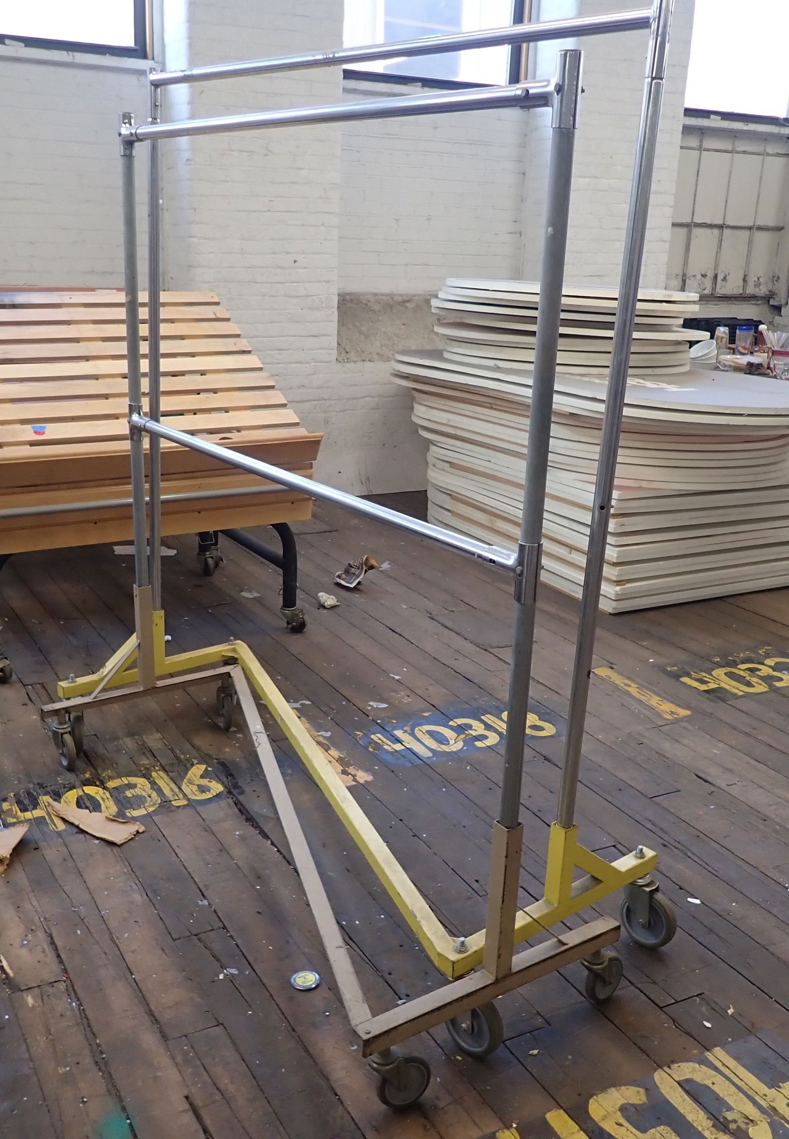 6 Rolling Clothing Racks (1 of 2)