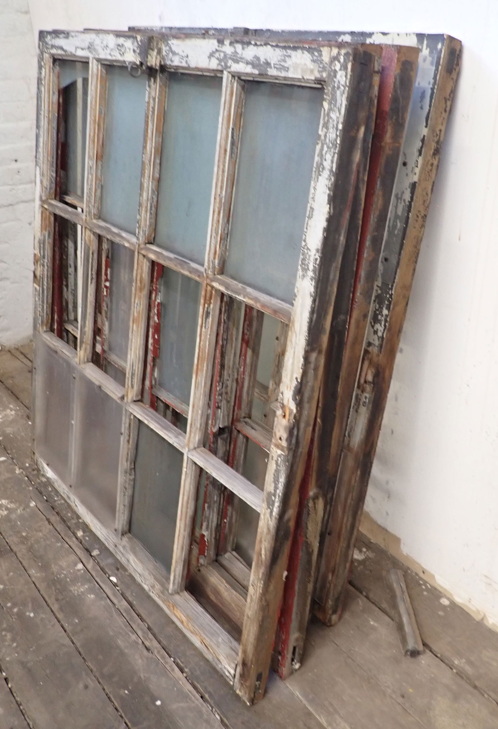 Four 12 Pane Windows - 2