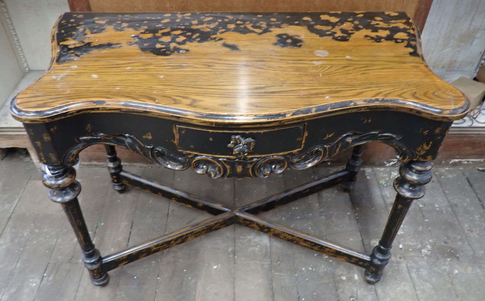 Napoleon Distressed Console Table - 2