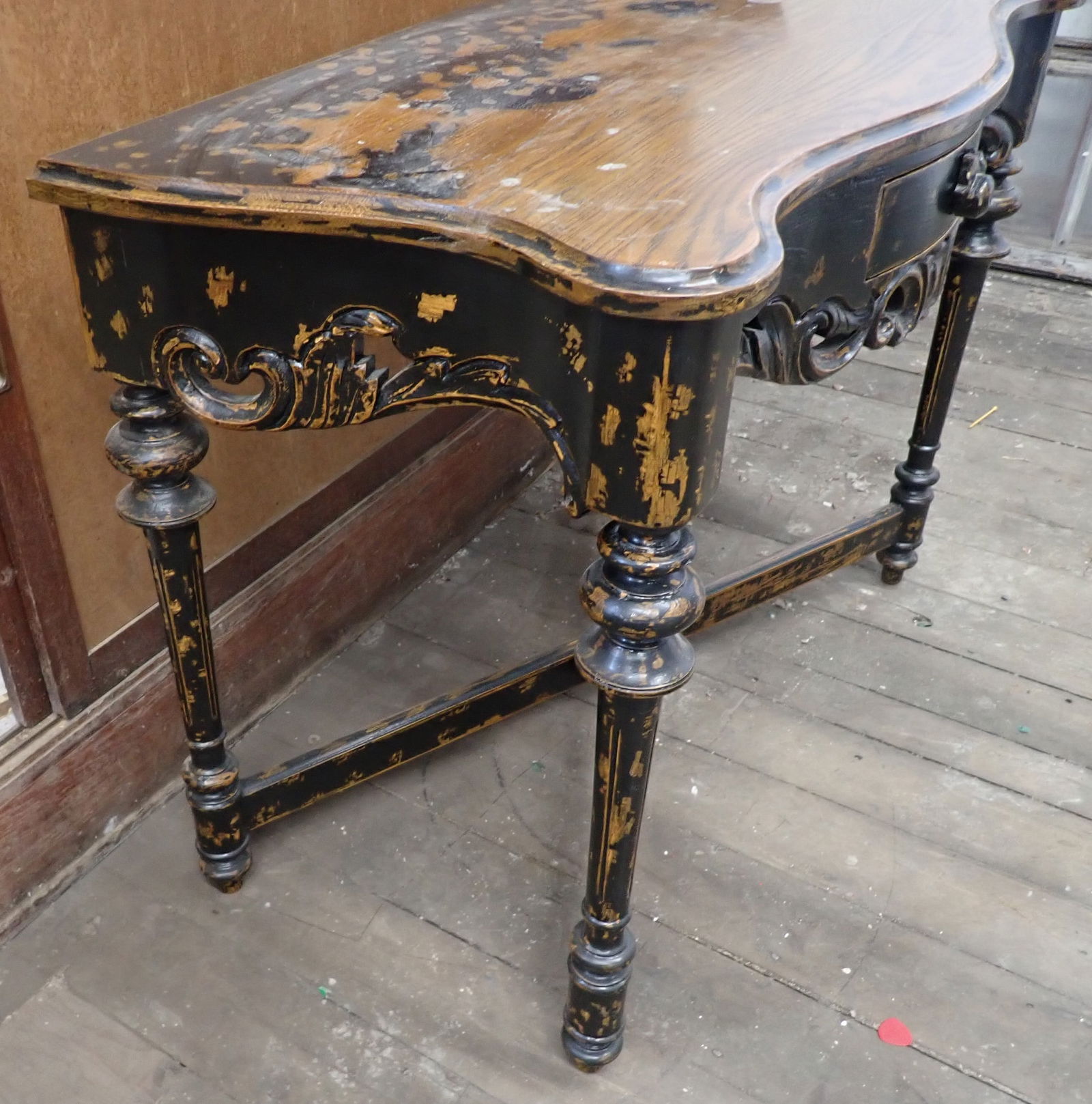 Napoleon Distressed Console Table - 3