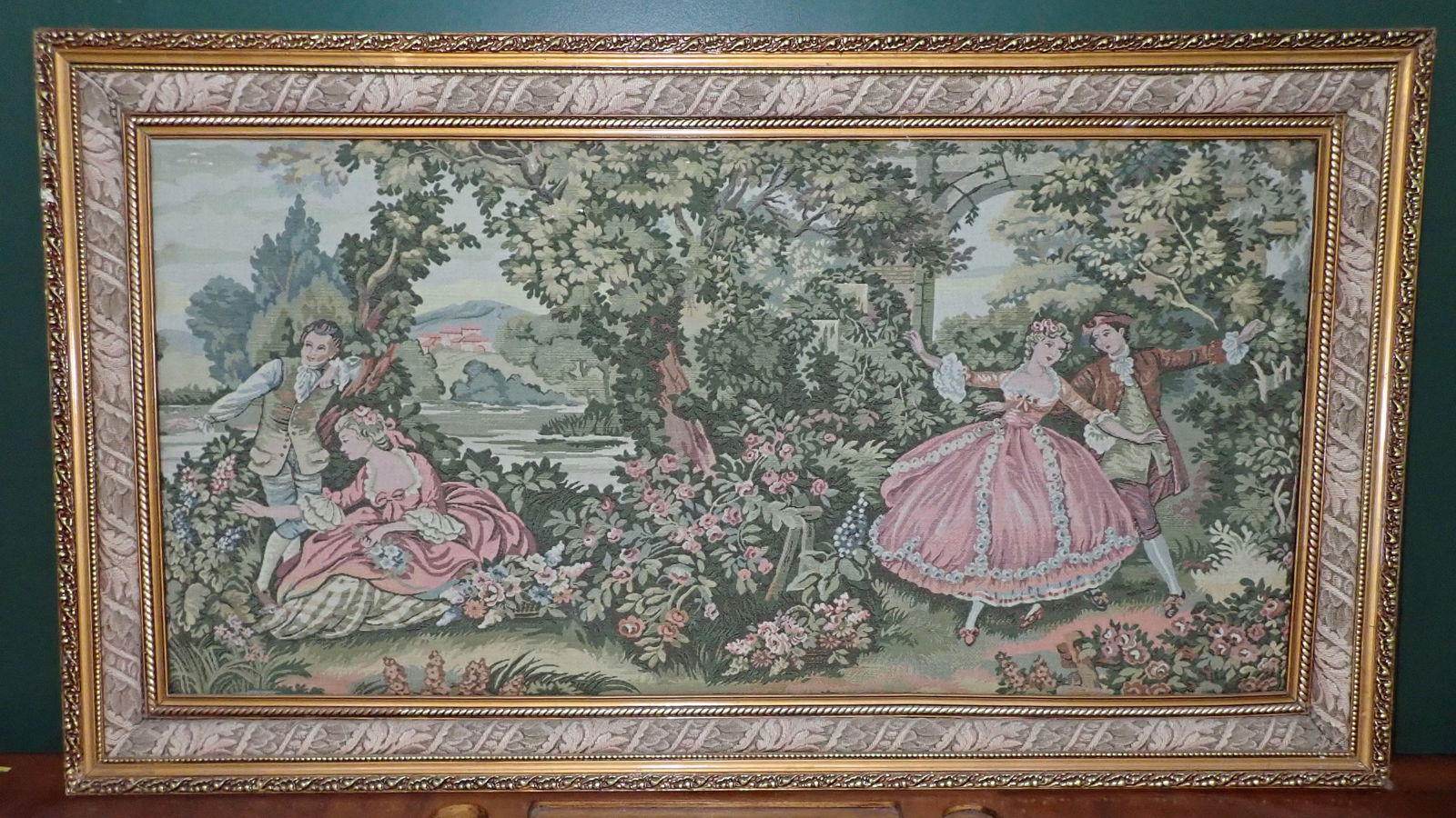 2 Framed French Style Tapestries (1 of 7)