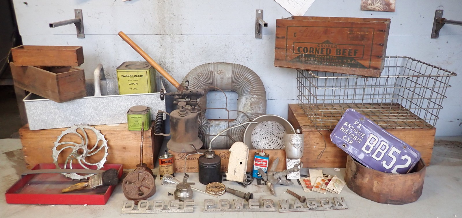 Wire Crate , Aluminum Tote, Wooden Crates, Boat Anchor (1 of 9)