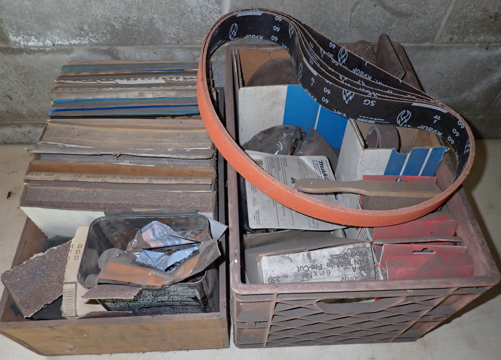 Sandpaper , Belts, & Misc: NO in house shipping !