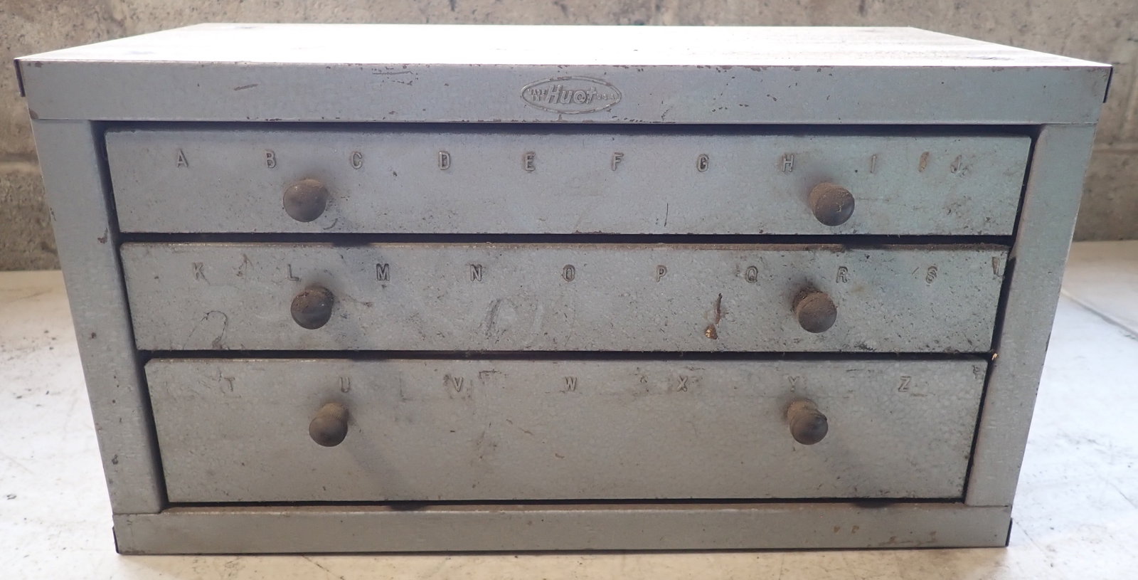 Huot 3 Drawer Drill Bit Index Box Cabinet (1 of 8)