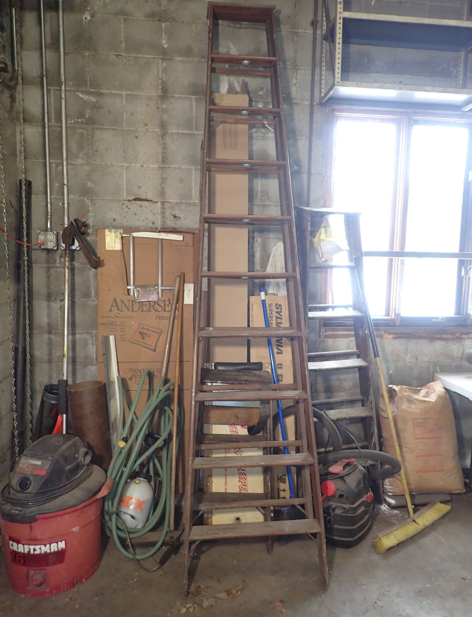 Shop Vacs , Wooden Step Ladders , String Trimmer & Misc (1 of 4)