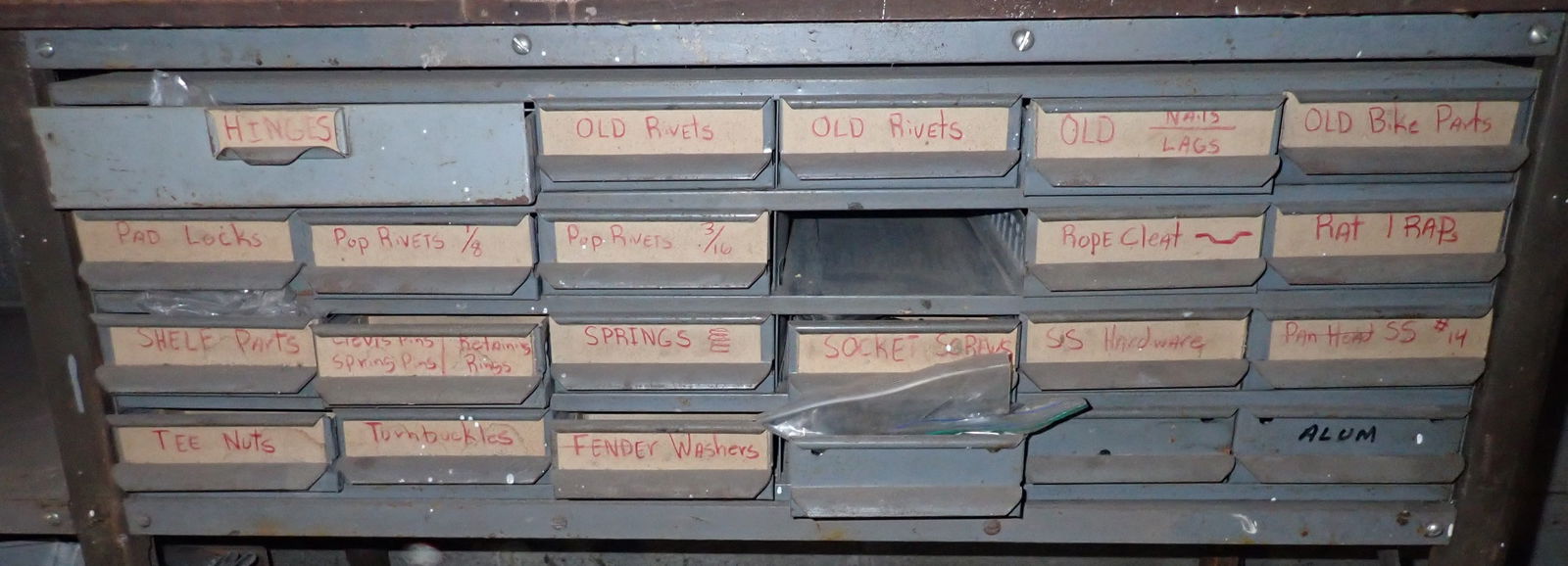 Parts Cabinet w/ Hardware (1 of 9)