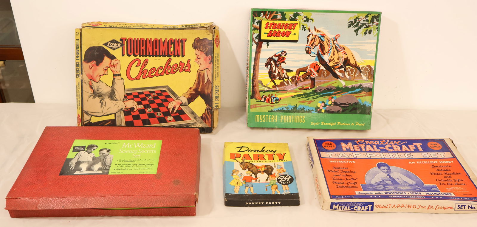 Straight Arrow Mystery Paintings, Donkey Party, Creative Metal-Craft (1 of 11)