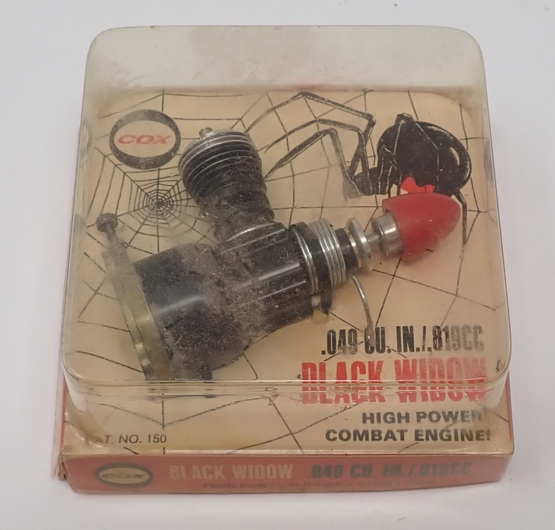 Cox Black Widow Combat Engine No. 150: Shipping available