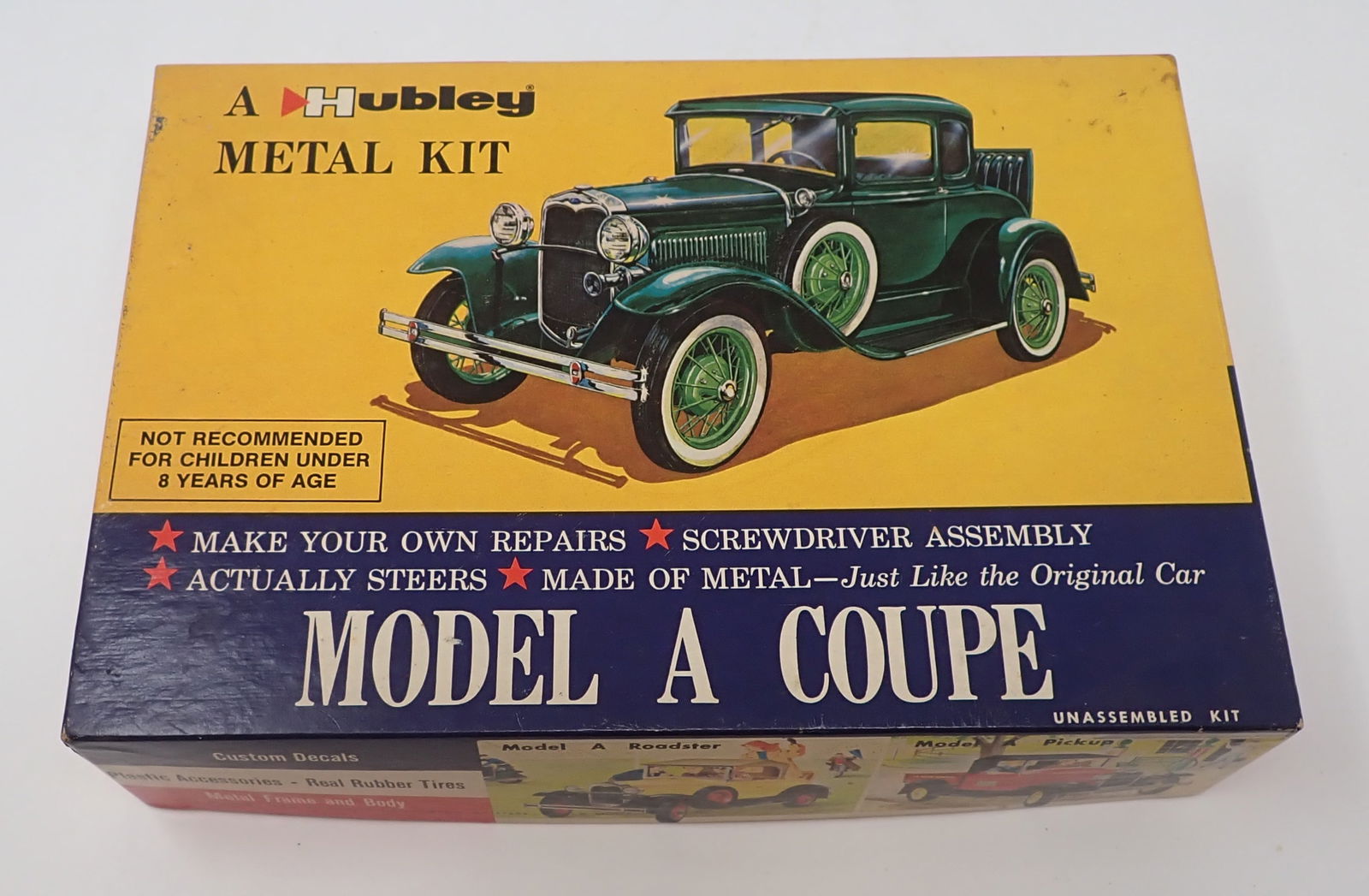Hubley Model A Metal Car Kit No.4861: We do not guarantee it is complete. Sold as pictured. Shipping available