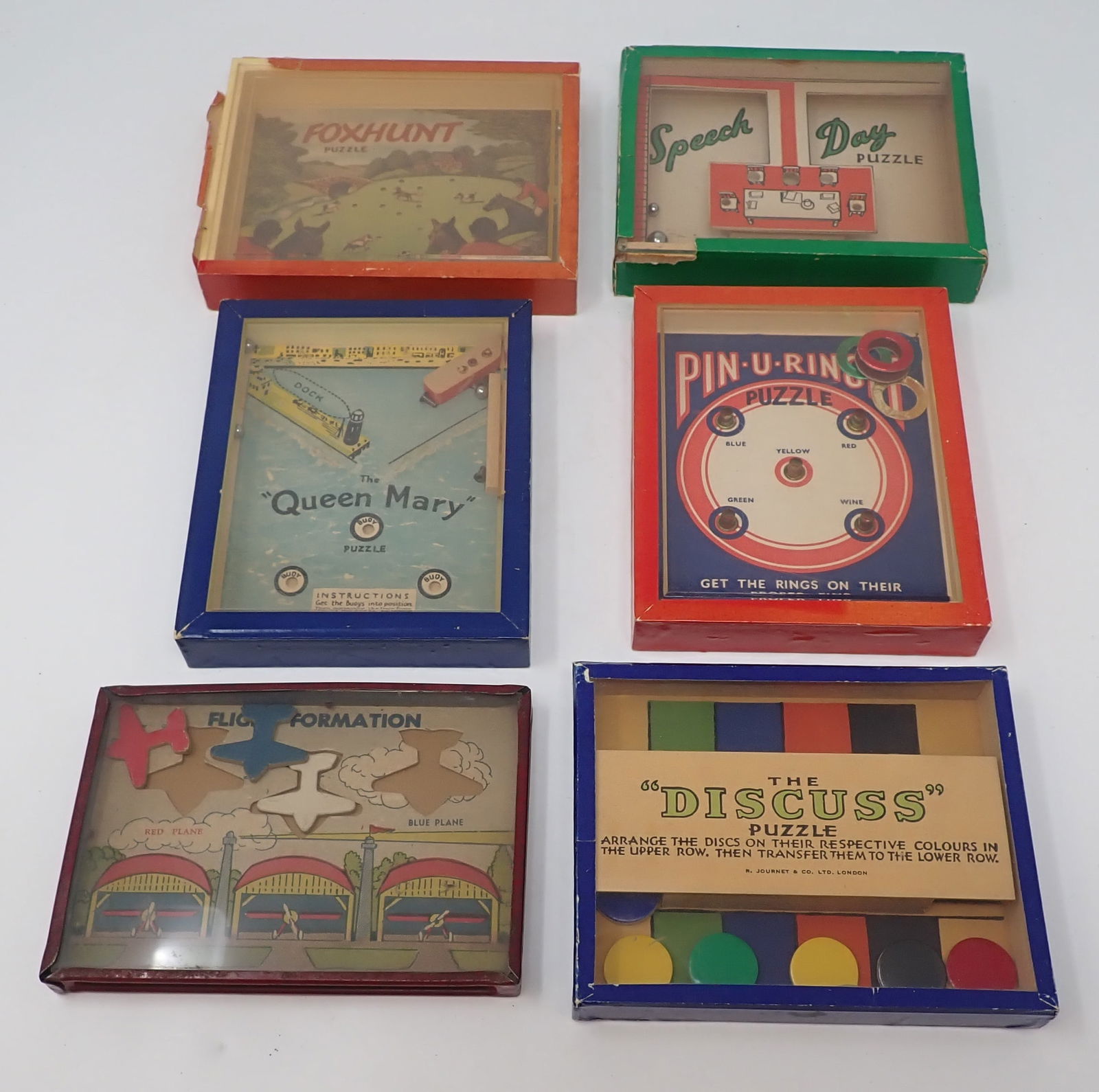 R.J Series Popular Puzzles: Front right one is approx 4" X 5". Shipping available