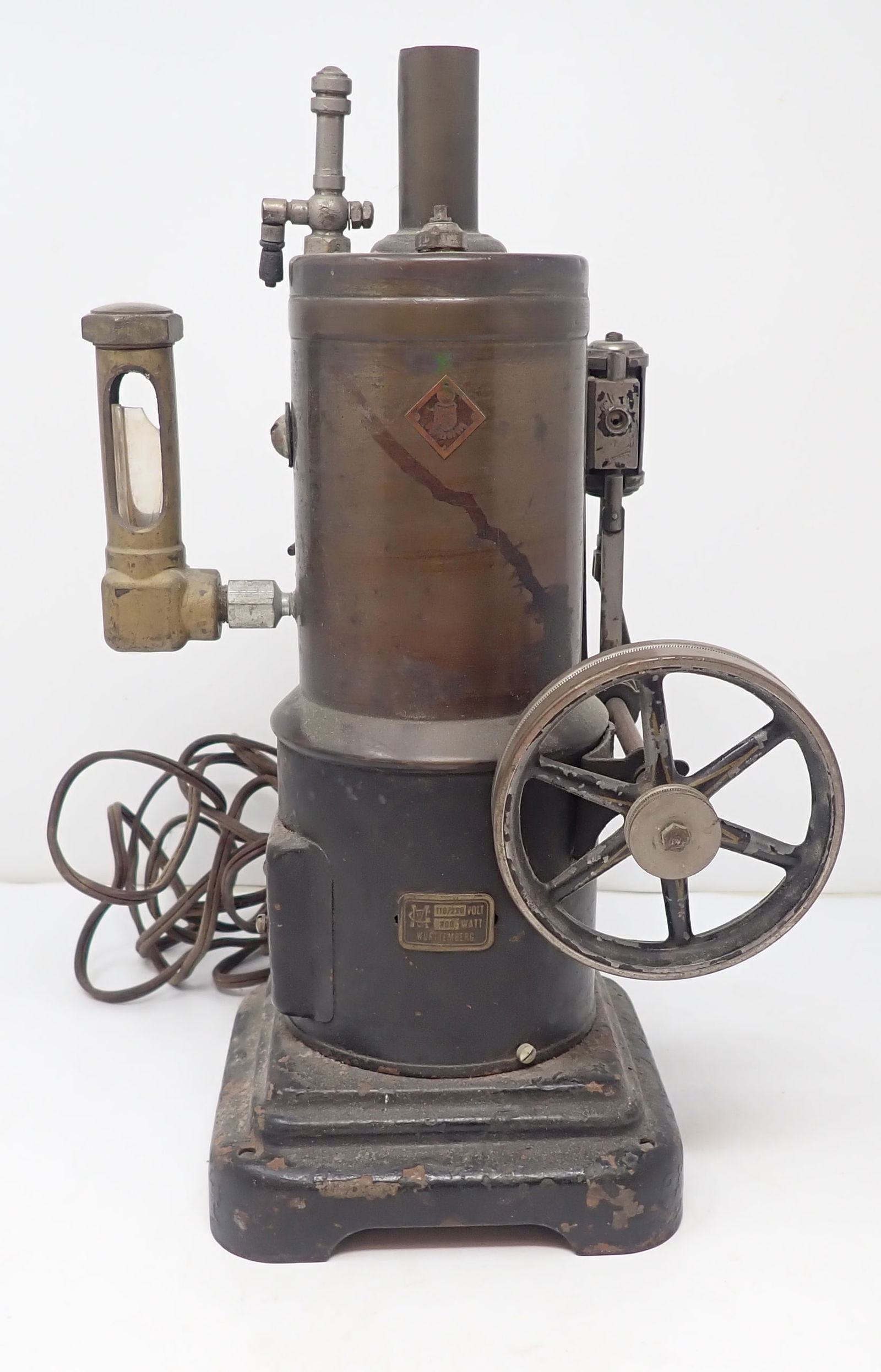 Wurttemberg Electric Vertical Model Engine: Apprx 12" tall. Shipping available