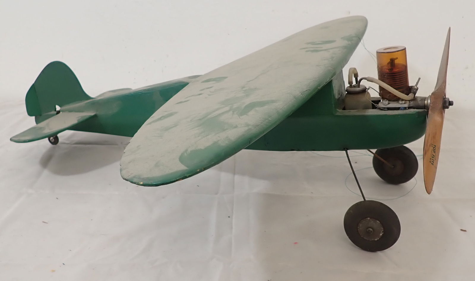 Tether Plane w/ A-M Diesel Engine: Approx 26" wide and 24 1/2" long. NO in house shipping !