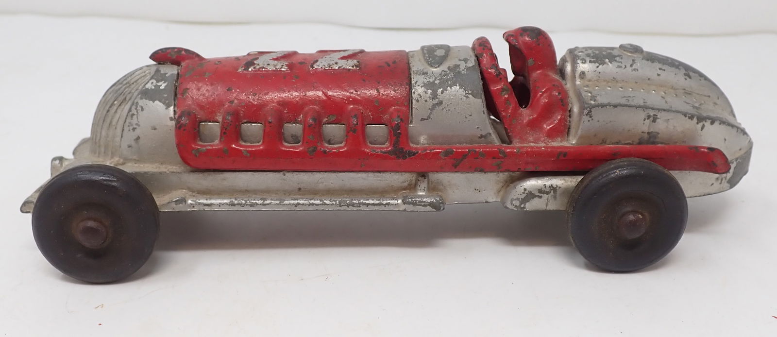 Hubley No.22 Race Car: Apprx 7 3/8" long. Shipping available