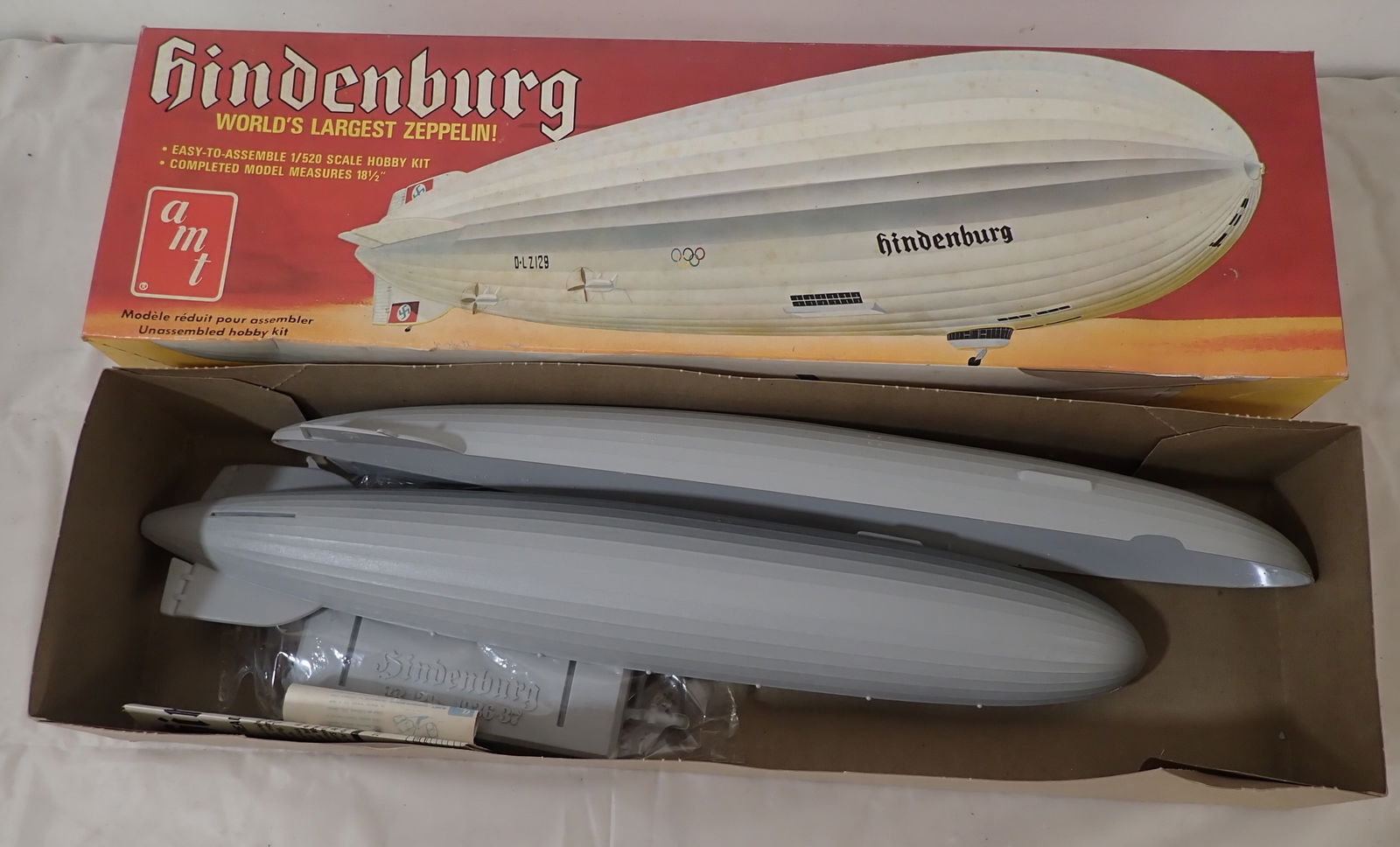 AMT Hindenburg Model: No.557 - We do not guarantee it is complete. Sold as pictured. Shipping available