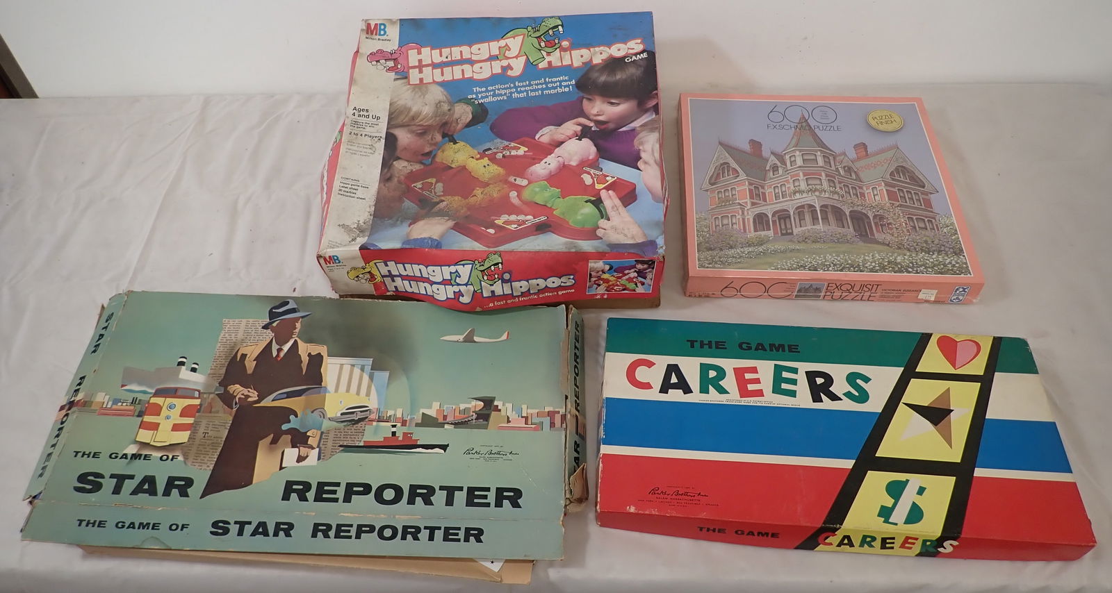 Star Reporter , Hungry Hungry Hippos, & Misc: We do not guarantee they are complete. Puzzle is still sealed. NO in house shipping !