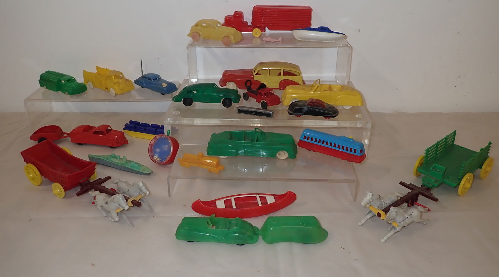 Plastic Toy Cars , Trucks, Boats , & Misc (1 of 7)