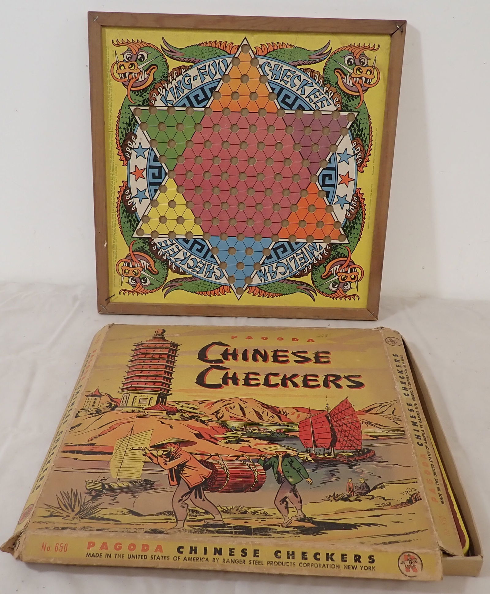 Pagoda Ranger Steel & King Fu Chinese Checkers: Shipping available
