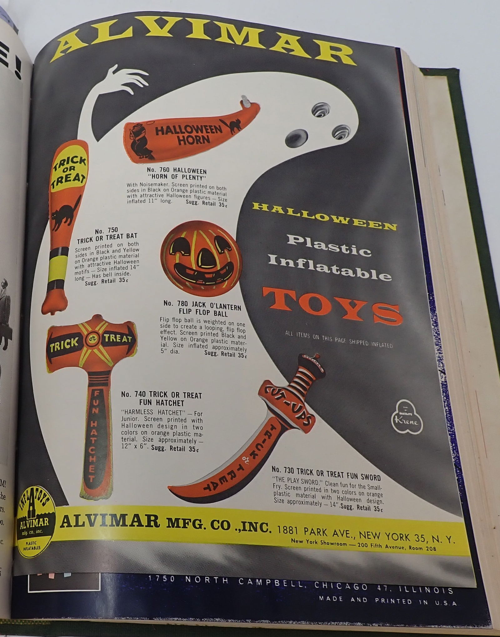 1958 Playthings Toy Catalog w/ Halloween Toys: April - July 1958 . Shipping available. There is 152 pages in this catalog. Some of the items are Alvimar Halloween Toys, Cram Globes, Comet Models , Murray Pedal Cars, Tootsietoys, Parker Games, Knic