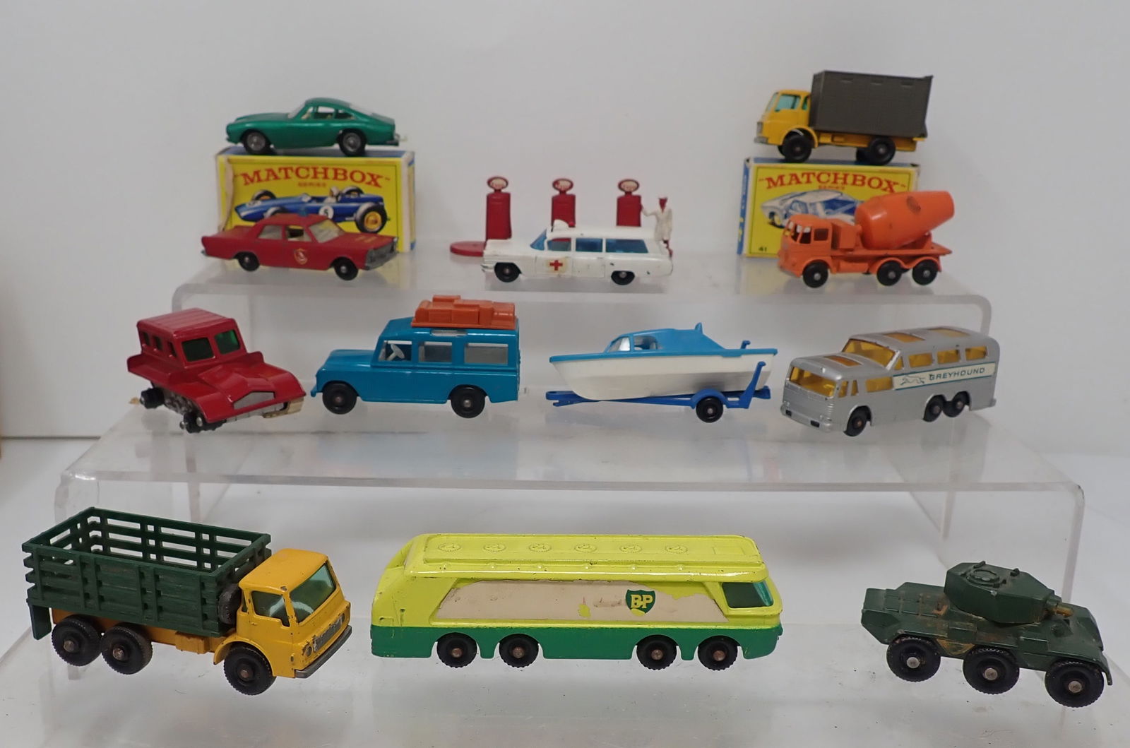 Matchbox Cars, Trucks, & Esso Gas Pumps (1 of 6)