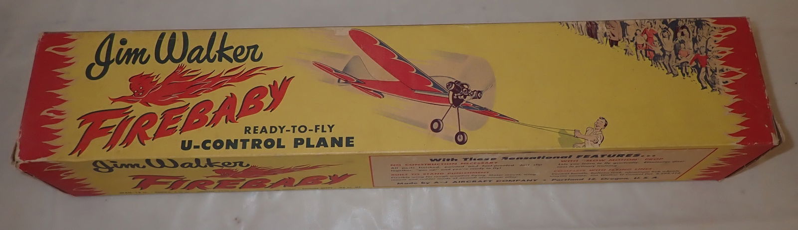 Jim Walker Firebaby U-Control Plane: We do not guarantee it is complete. Sold as pictured. Shipping available