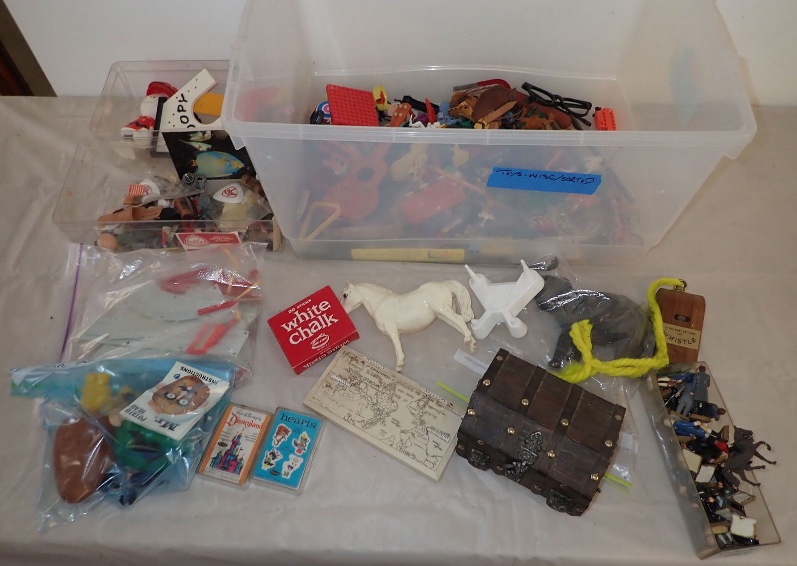 Lot of Misc Toys incl Snoopy & Mr. Potato Head: NO in house shipping !