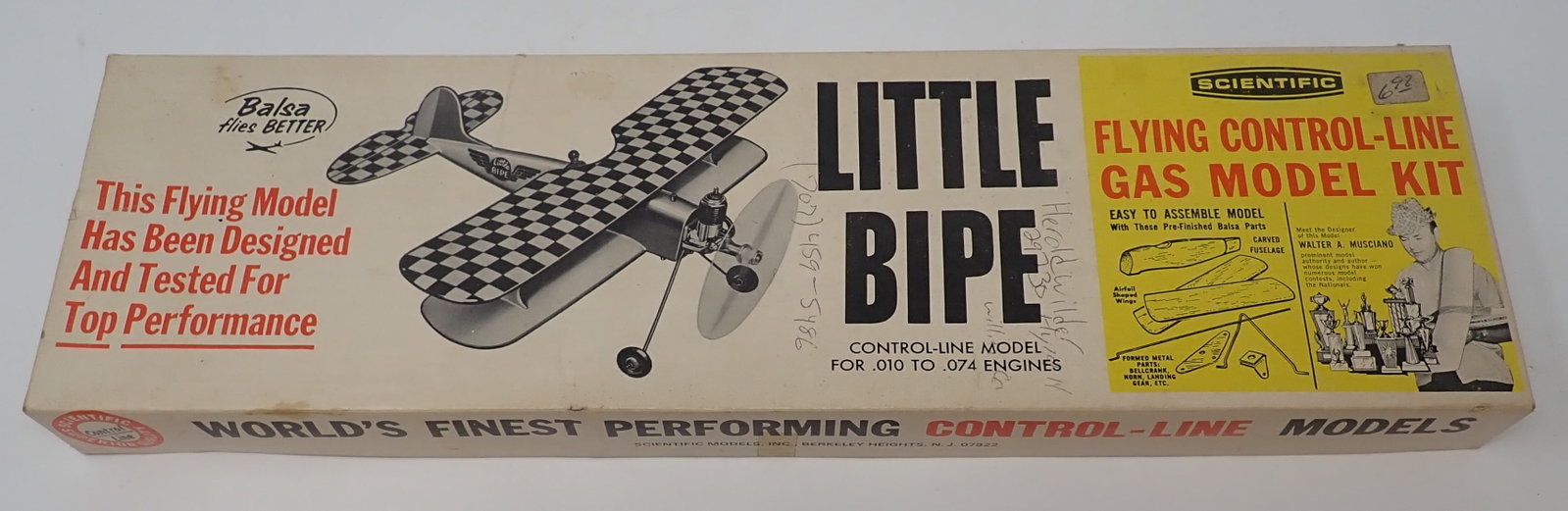 Scientific Little Bipe Control Line Model: We do not guarantee it is complete. Sold as pictured. Shipping available
