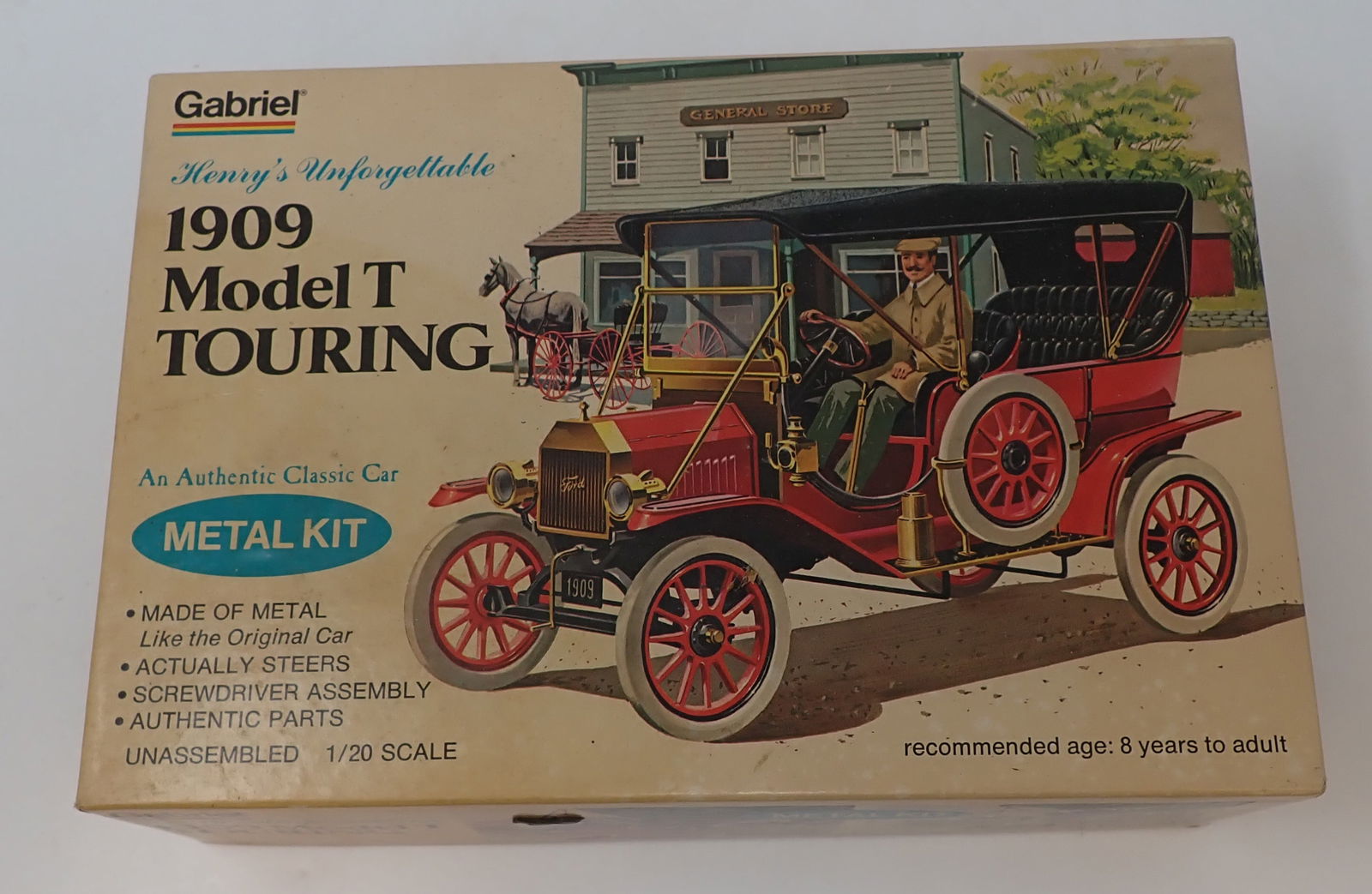 Gabriel 1909 Model T Touring Metal Kit: No.26442 - Shipping available. We do not guarantee it is complete. Sold as pictured