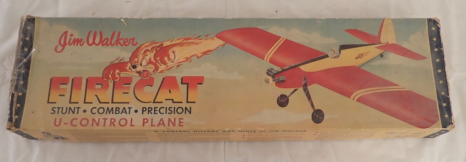 Jim walker Firecat U-Control Plane: We do not guarantee it is complete. Sold as pictured. Shipping available