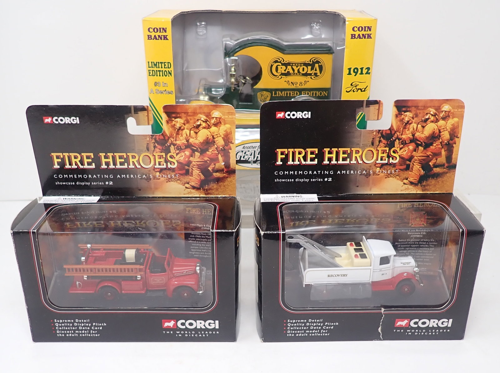Crayola Delivery Car & Corgi Fire Heroes: Shipping available