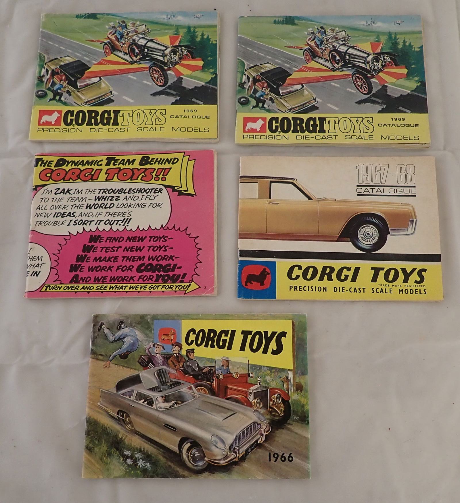 1966 - 1969 Corgi Toy Catalogs (1 of 3)