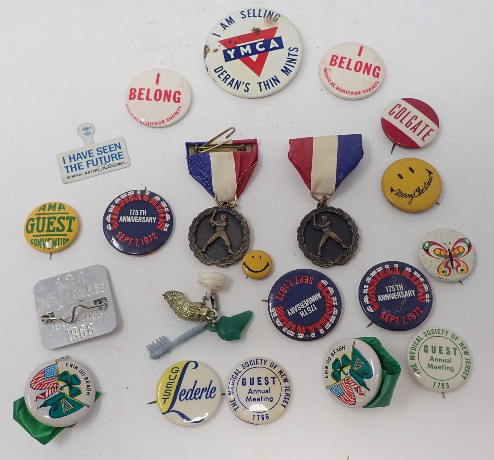 Pinbacks, Medals, & Misc (1 of 5)