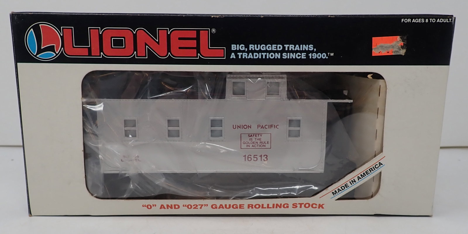Lionel Union Pacific Square Window Caboose: Has lighted interior . Item # 6-16513 . Shipping available