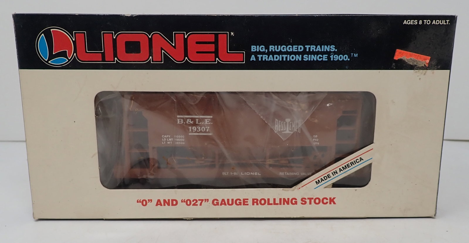 Lionel B&LE Ore Car w/ Ore Load: Item # 6-19307 . Shipping available