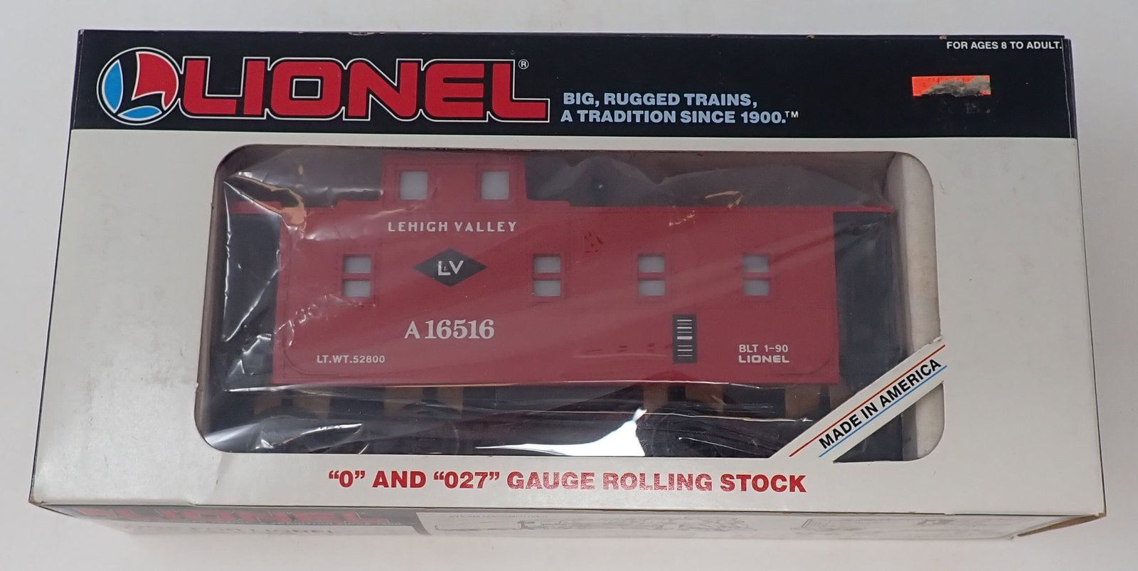 Lionel Lehigh Valley Square Window Caboose: 6-16516 . Shipping available