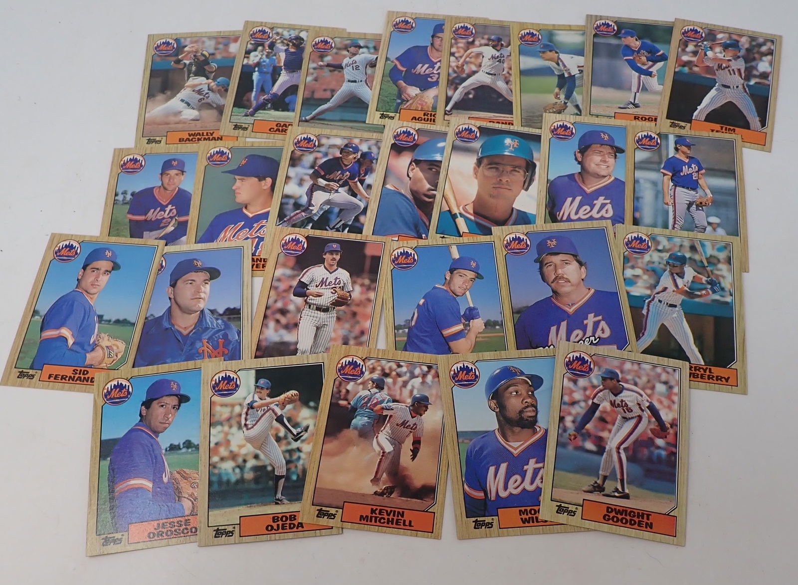 1987 Topps Mets Baseball Cards (1 of 5)
