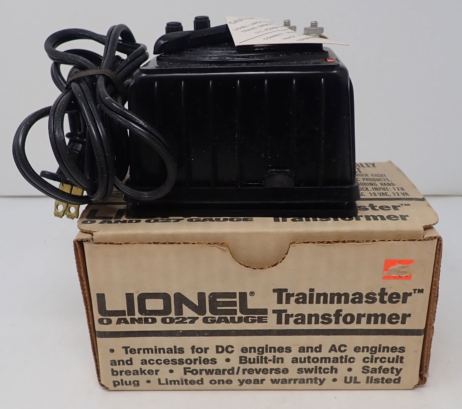 Lionel Trainmaster Transformer: Shipping available
