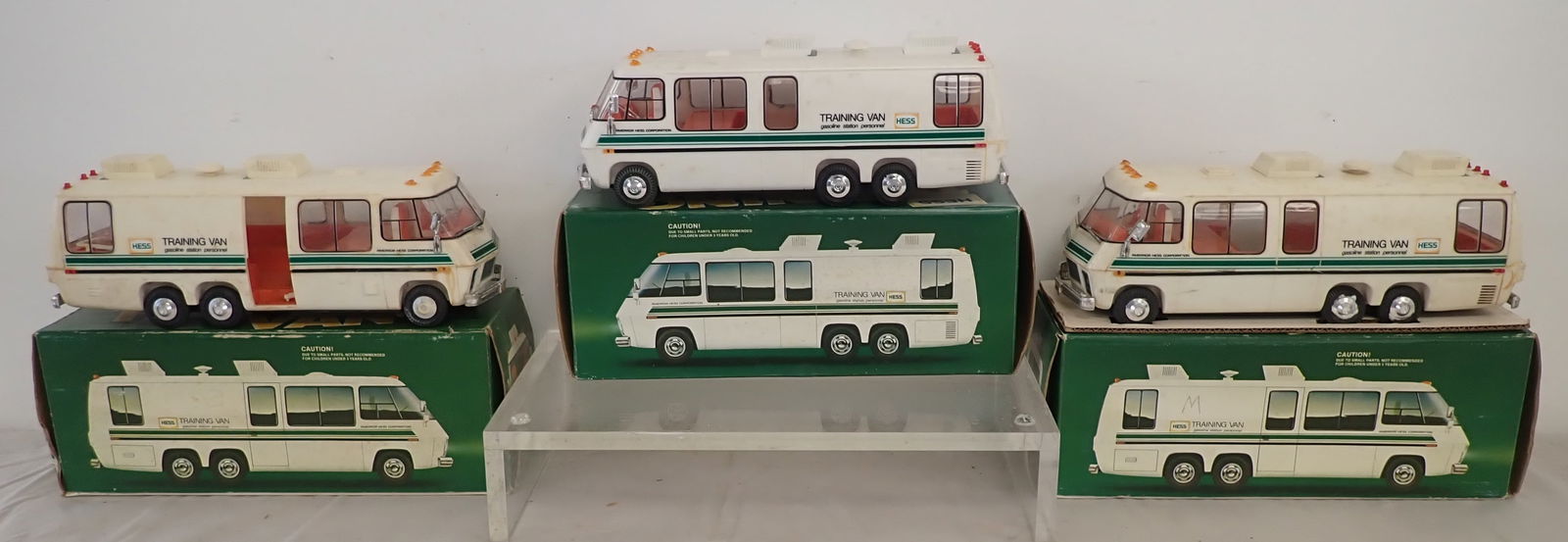 3 Hess Training Vans: Shipping available