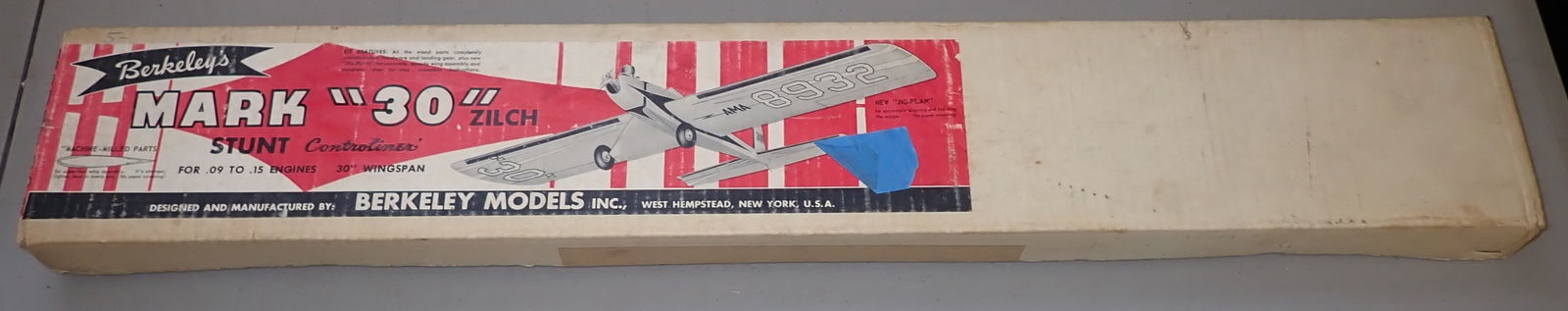 Berkely's Mark "30" Zilch Stunt Controliner Airplane: We do not guarantee it is complete. Sold as pictured. Shipping available